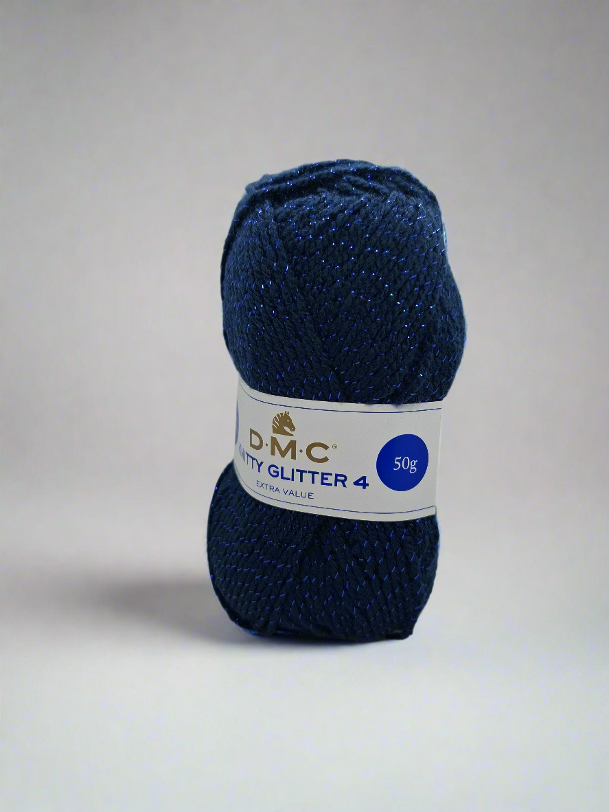 Acrilico lurex blu
