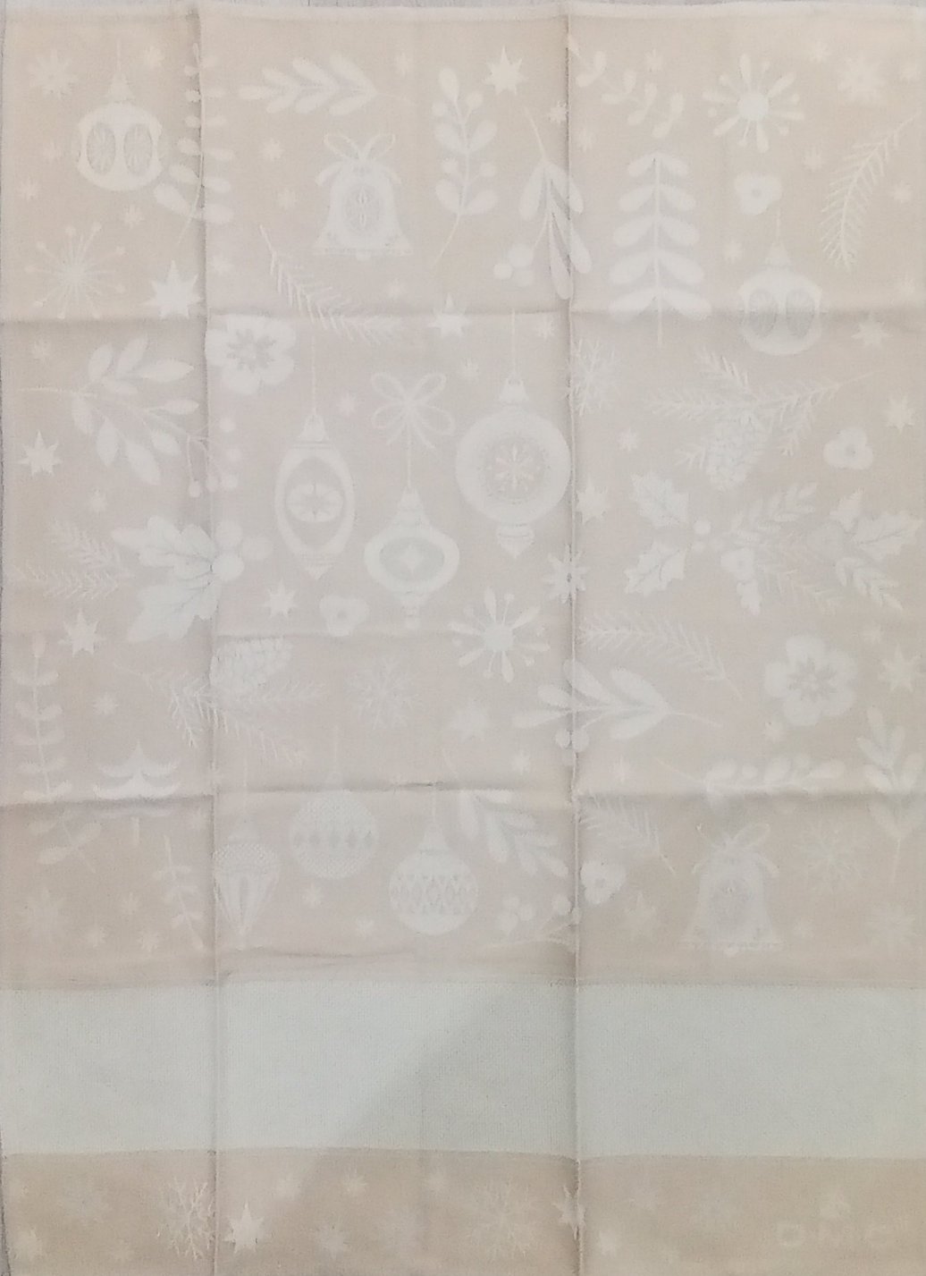 Asciugapiatti ecru decori