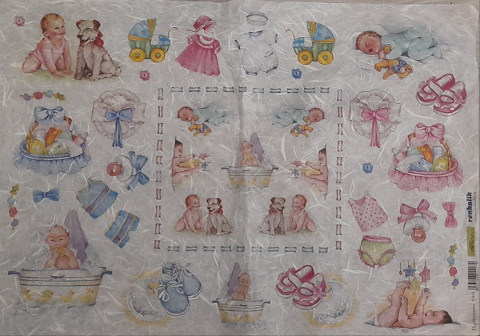 Carta di riso decori baby
