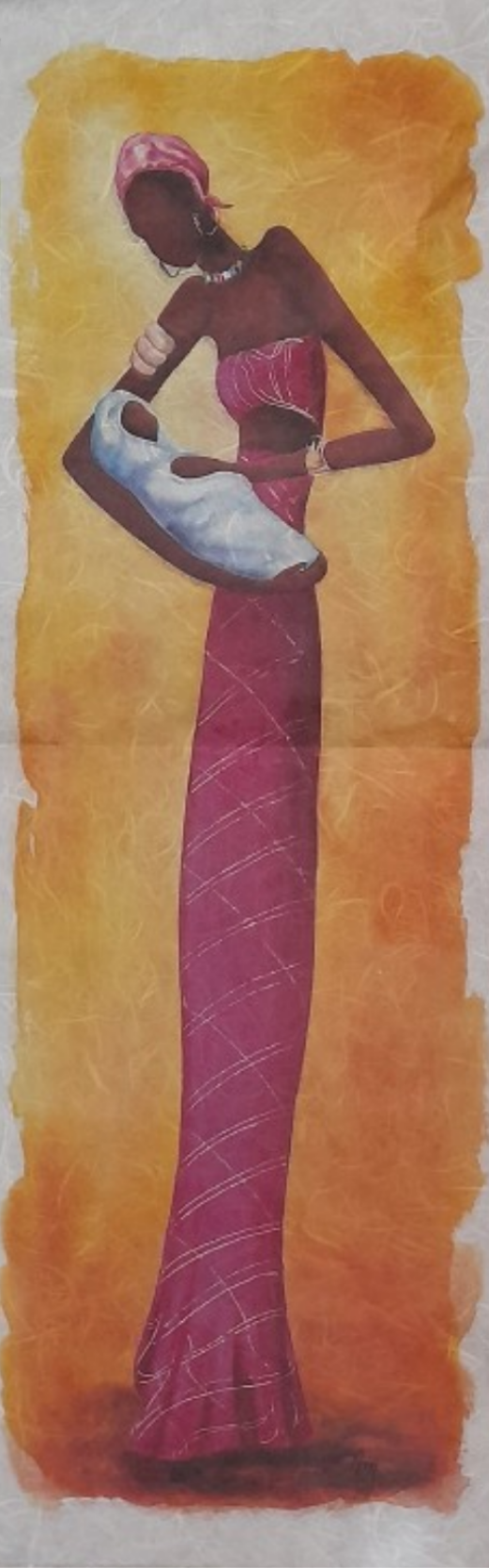 Carta di riso madre africana