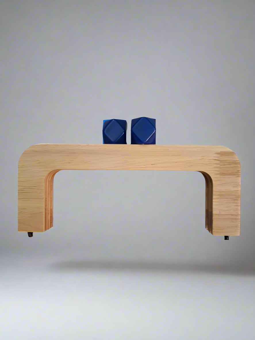 Clac legno prisma blu