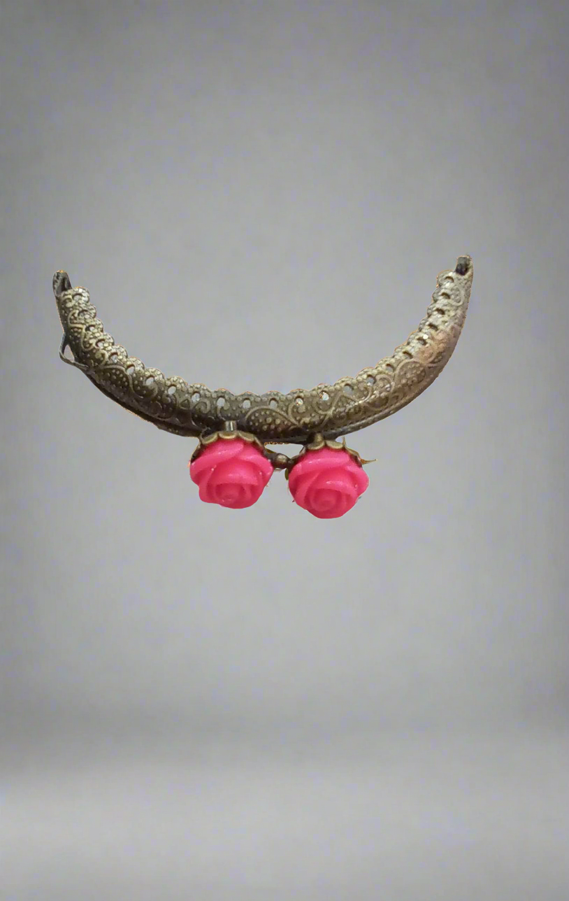 Clac porta monete rosa rosa