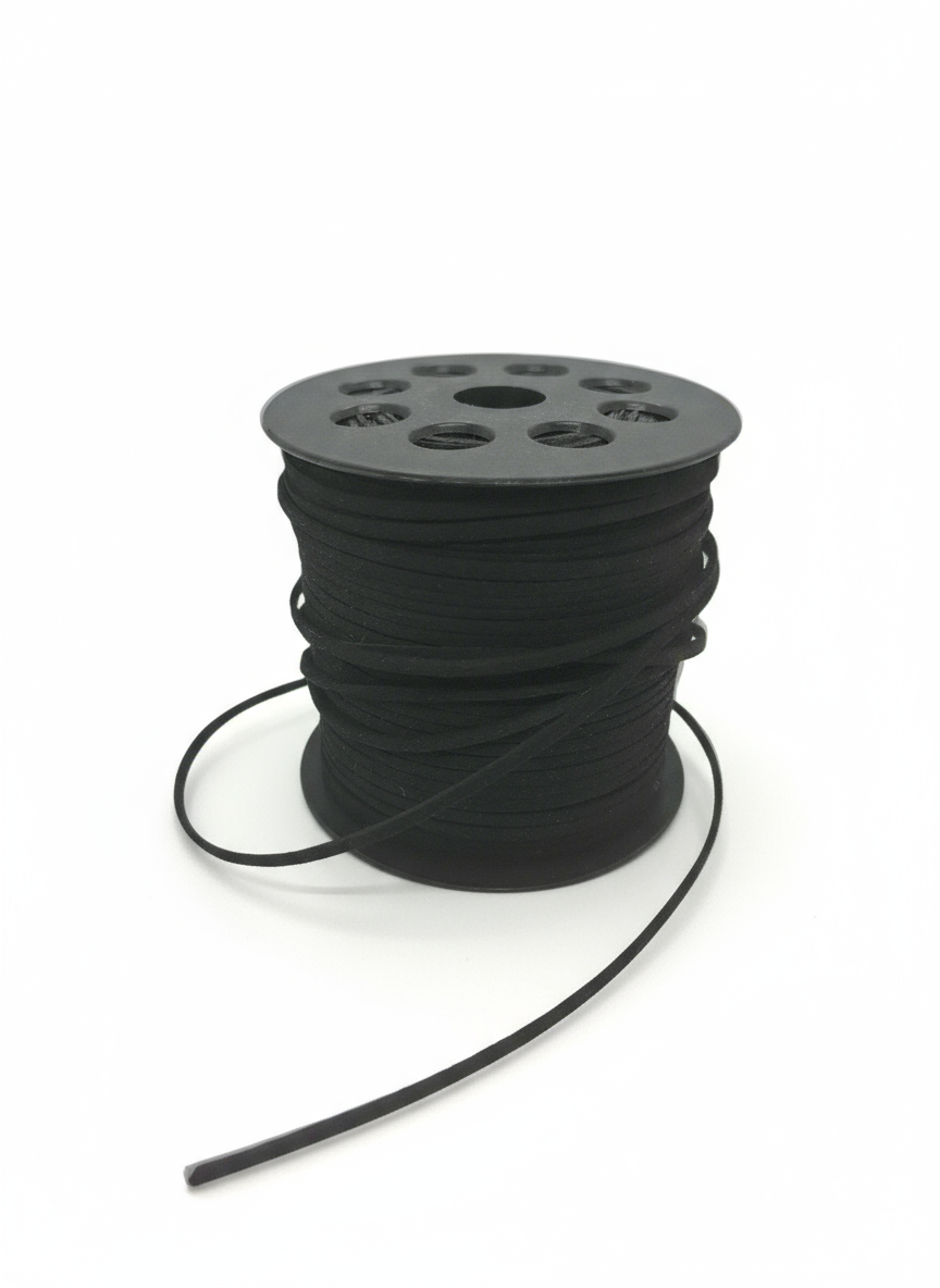 Cordino piatto scamosciato