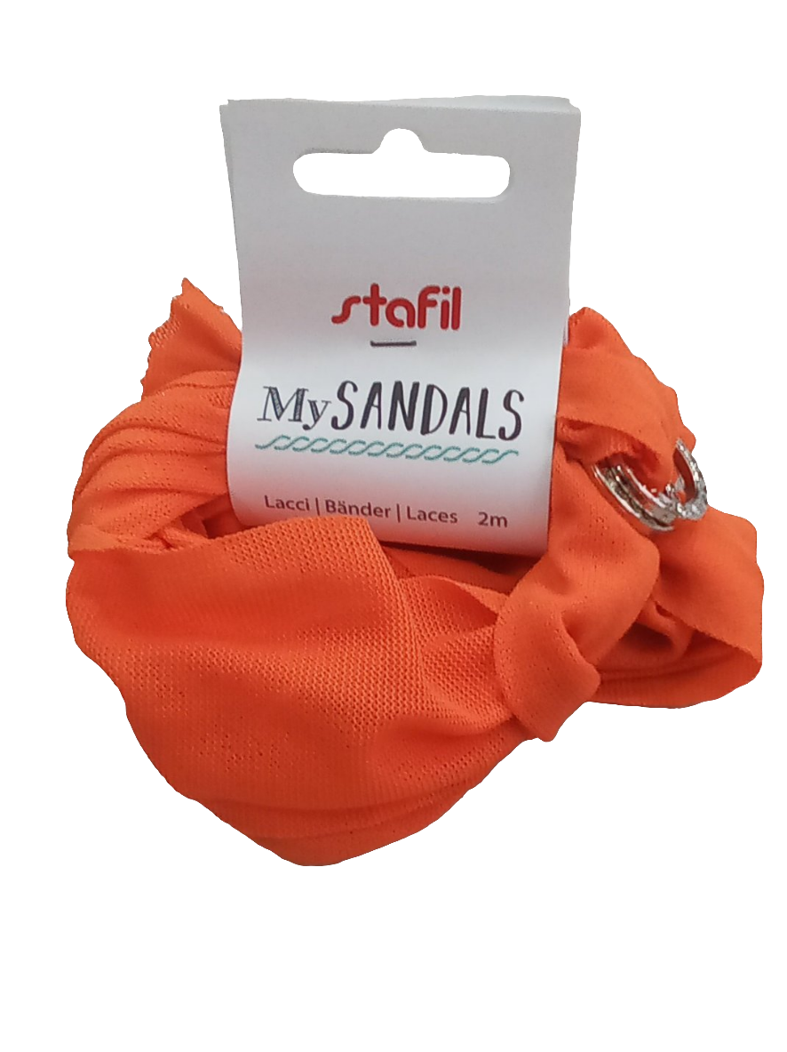 Fettuccia arancione per infradito