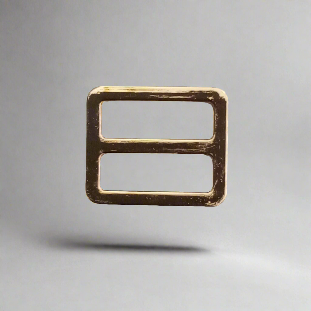 Fibbia per borse rettangolare oro
