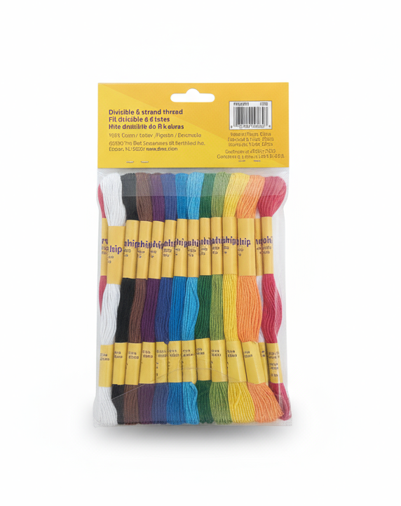 Filo cotone braccialetti amicizia colori primari