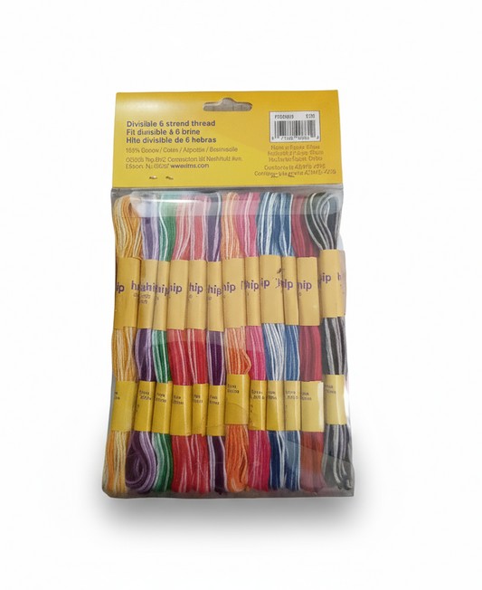 Filo cotone braccialetti amicizia sfumati