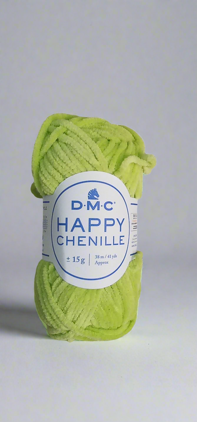 Filato ciniglia verde chiaro