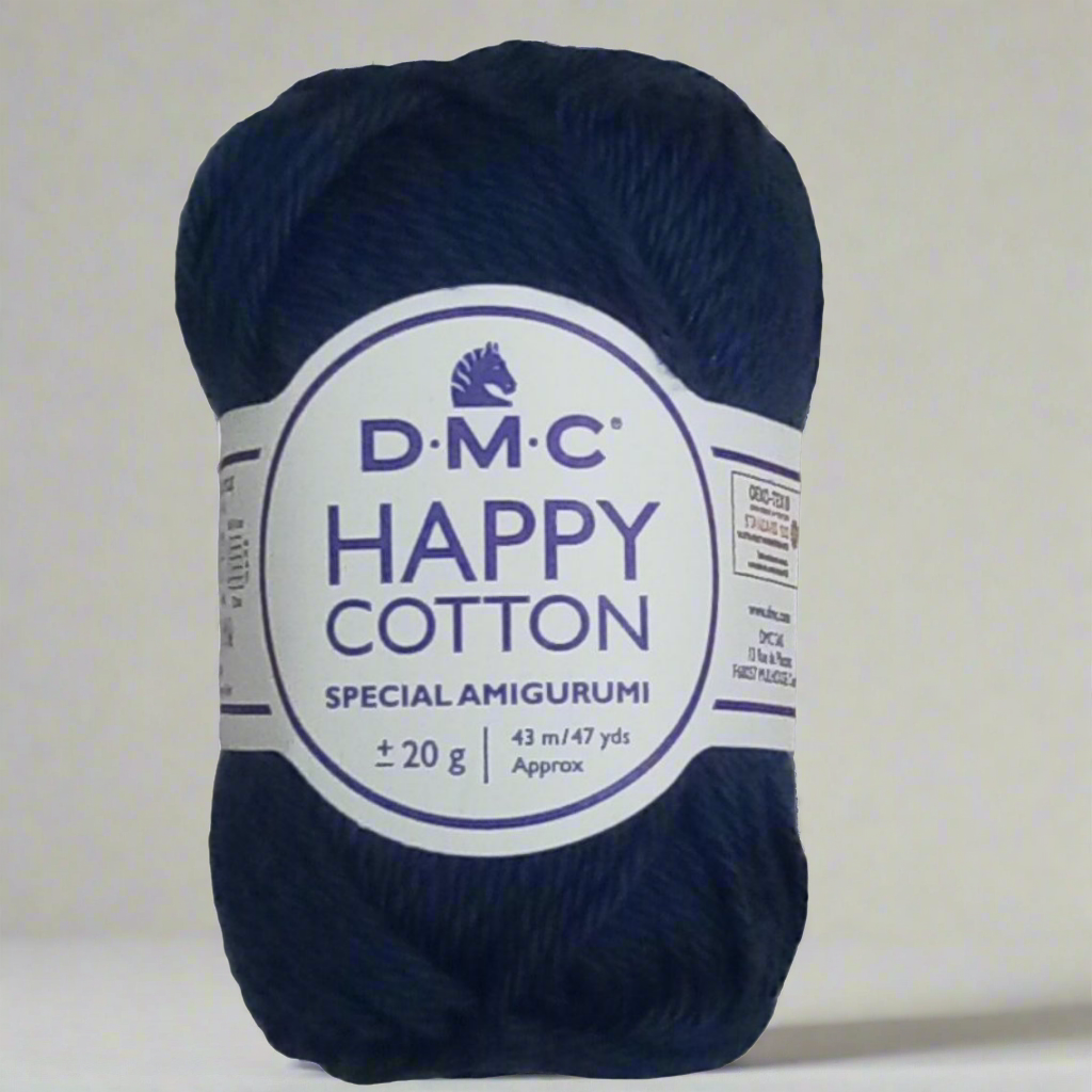 Filato cotone blu scuro