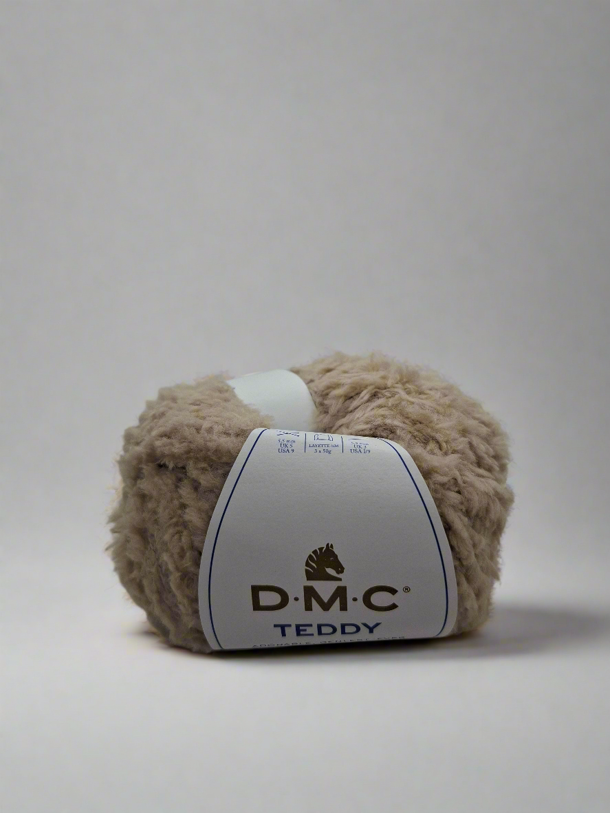 Filato peloso teddy beige