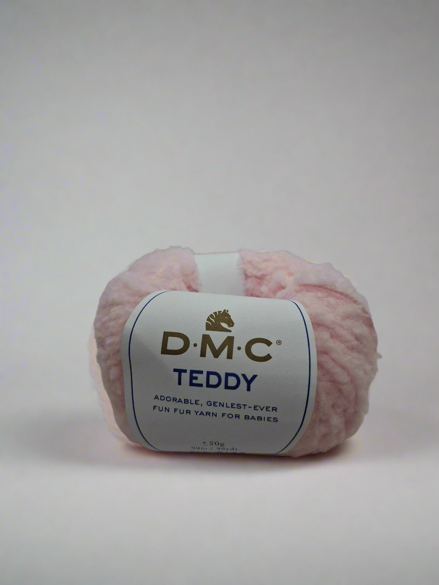Filato peloso teddy rosa