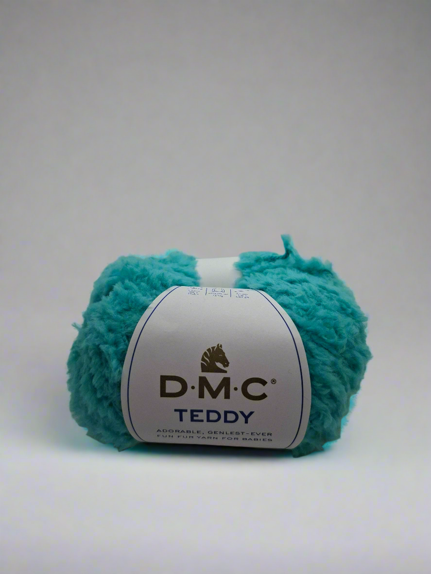 Filato peloso teddy verde acqua