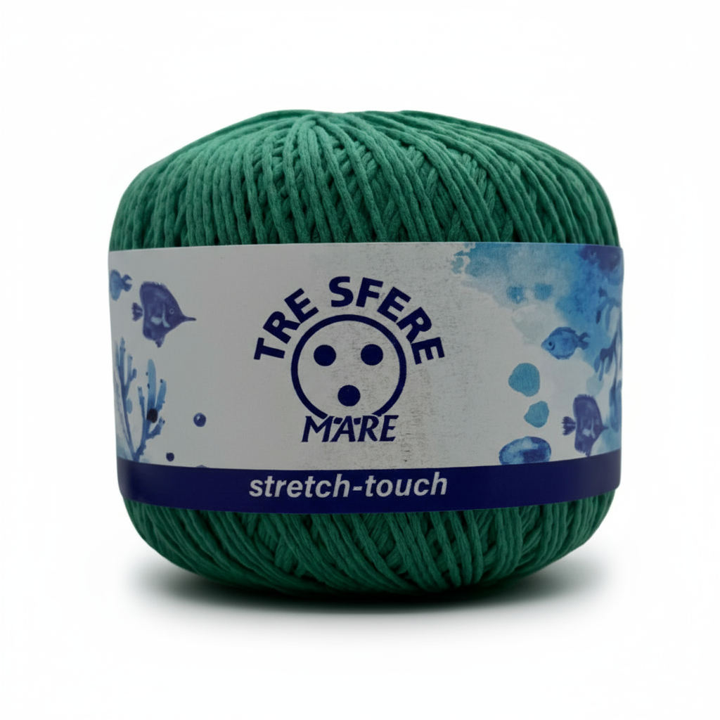 Filato per costume da bagno verde