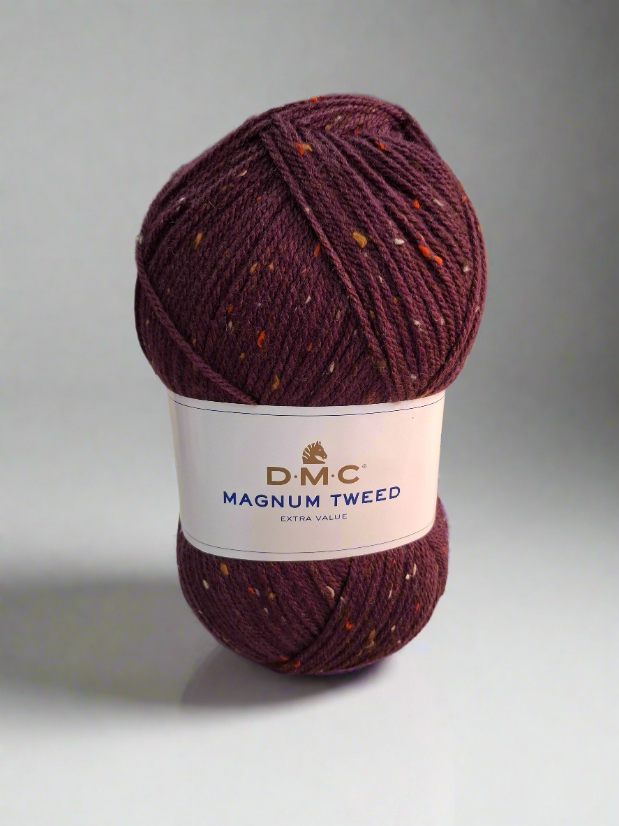 Filato tweed bordeaux