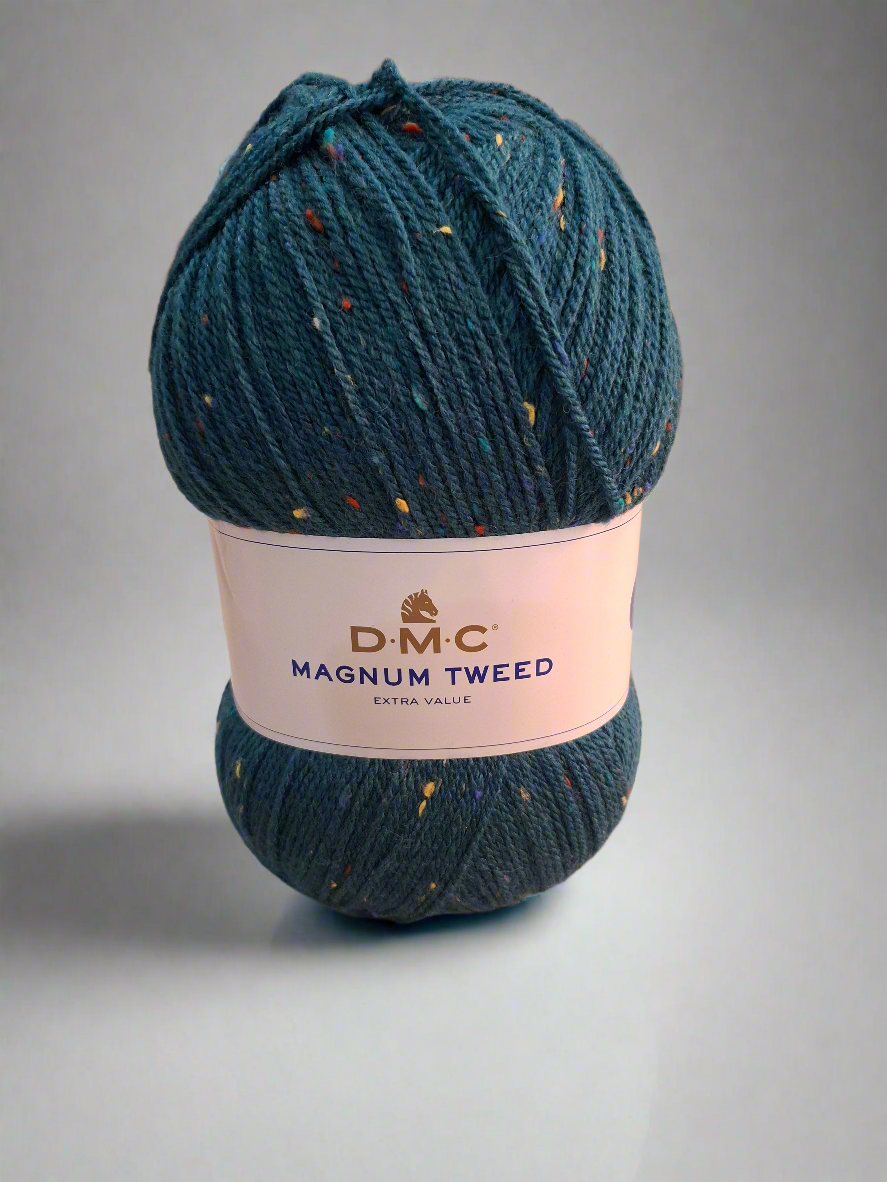 Filato tweed turchese