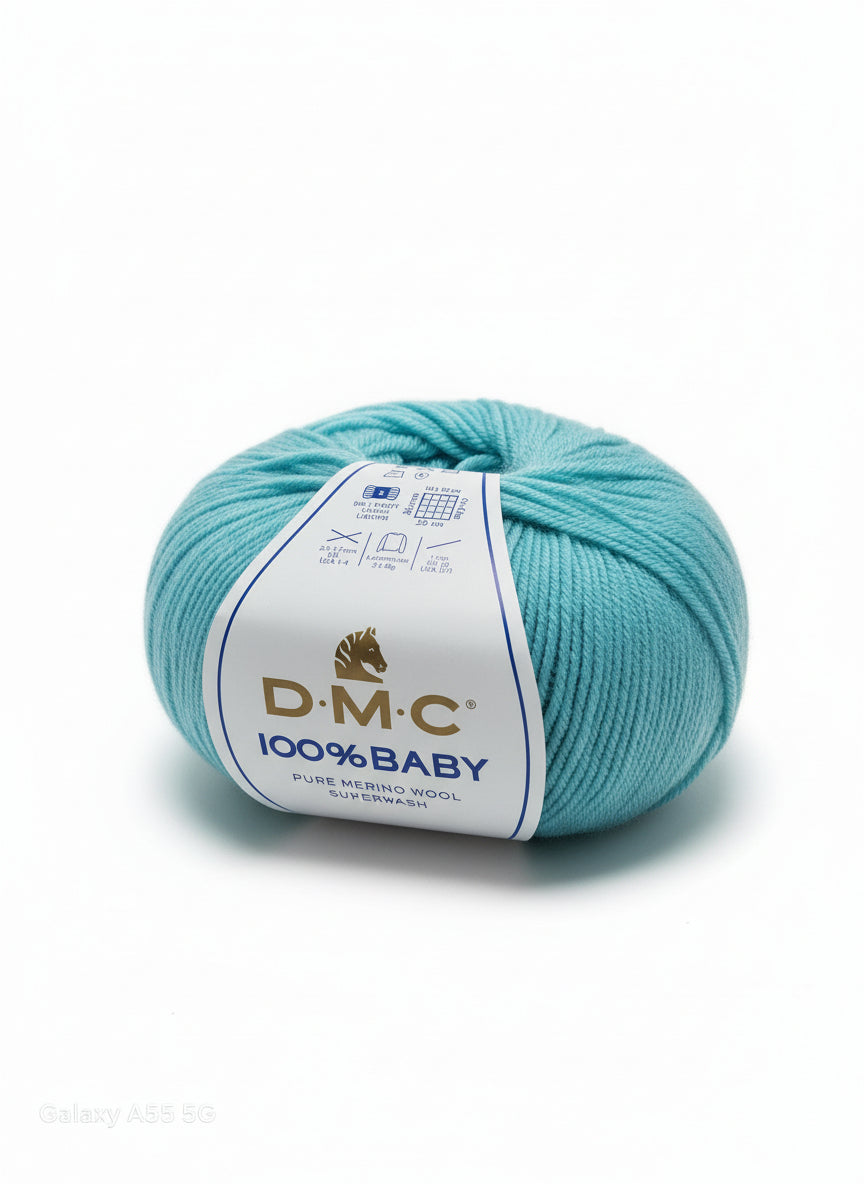 Filato merino azzurro