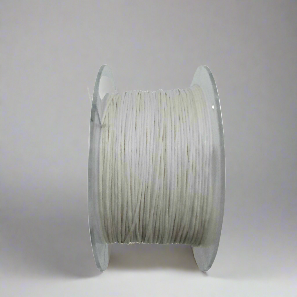 Filo cerato cotone per gioielli bianco