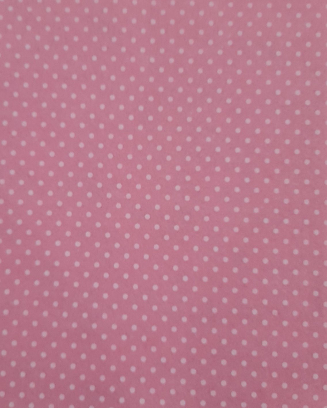 Foglio pannolenci stampato rosa pois