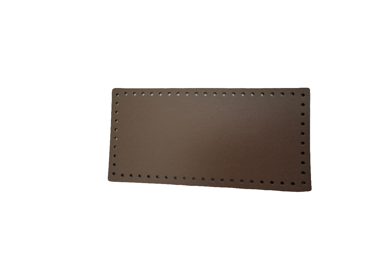 Fondo tortora borsa uncinetto
