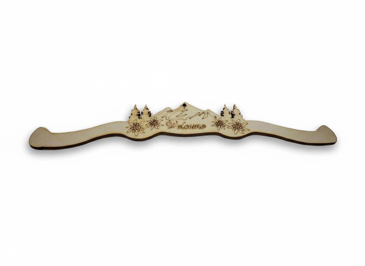 Gruccia legno montagna