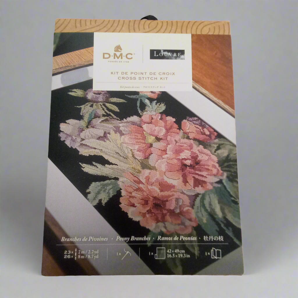 Kit punto croce fiori louvre