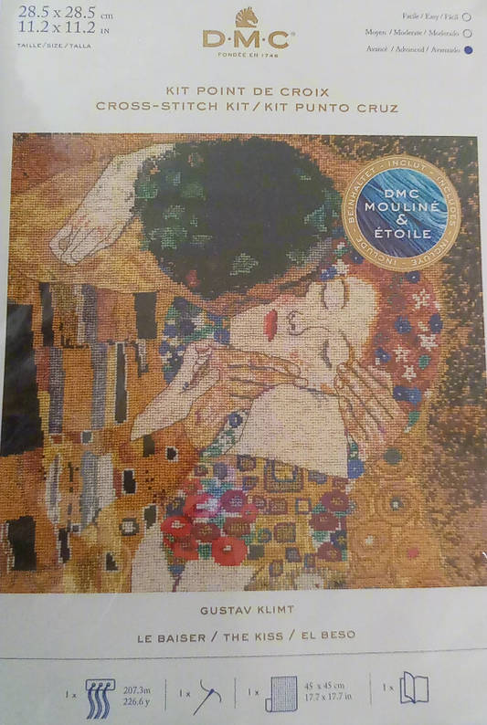 Kit punto croce il bacio