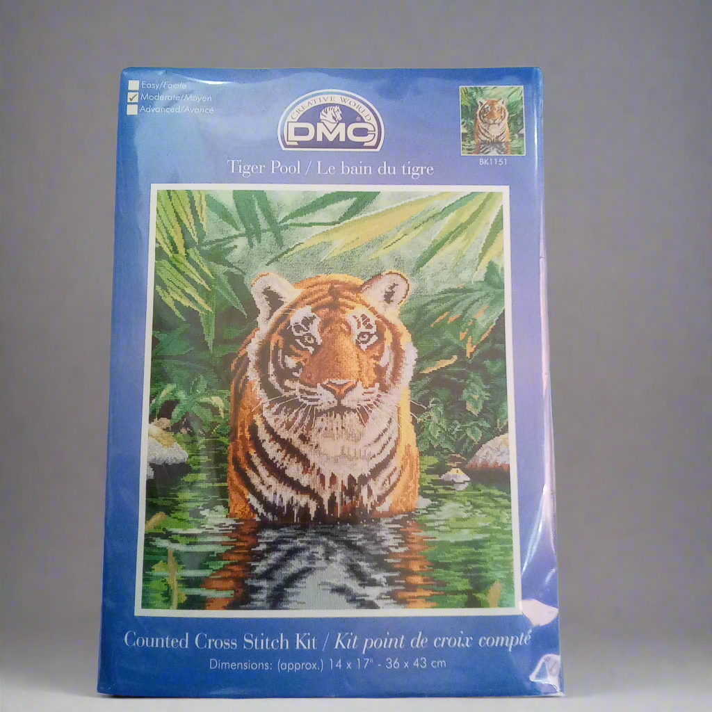 Kit punto croce tigre
