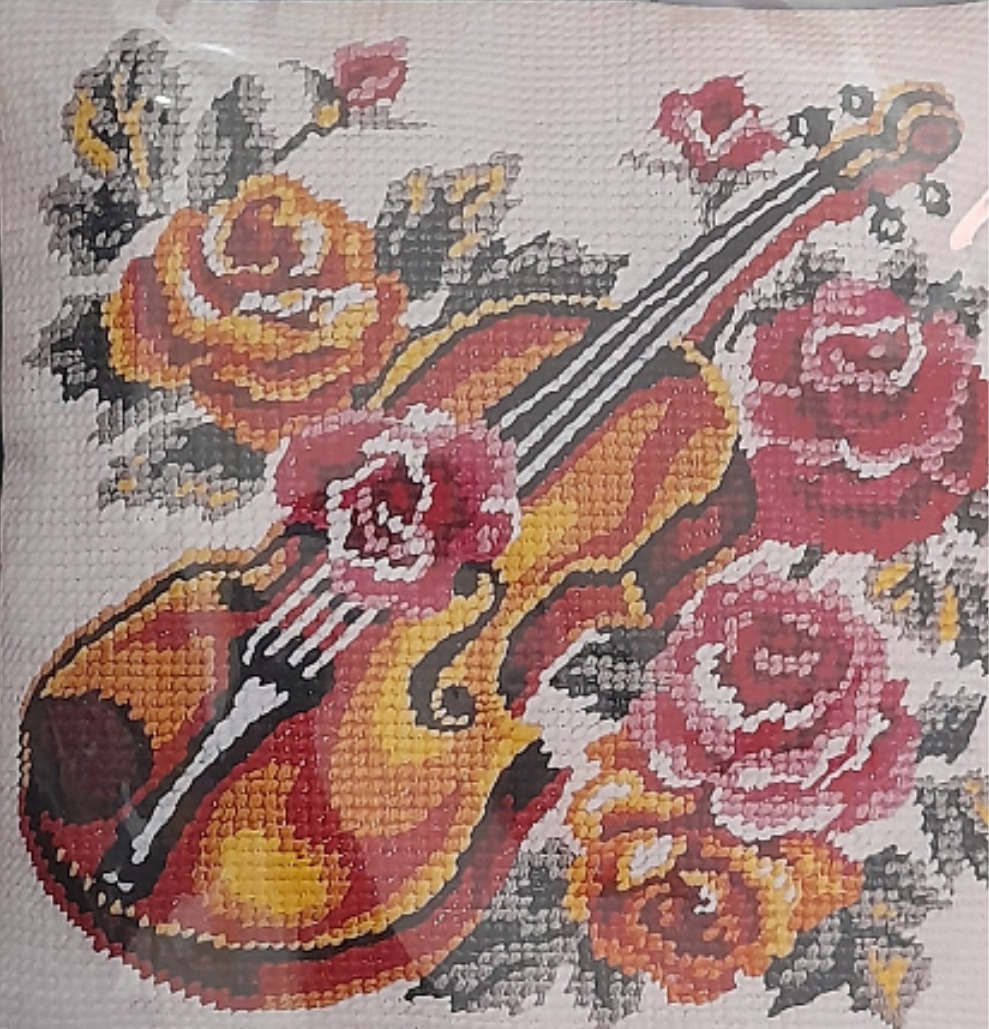Kit ricamo violino