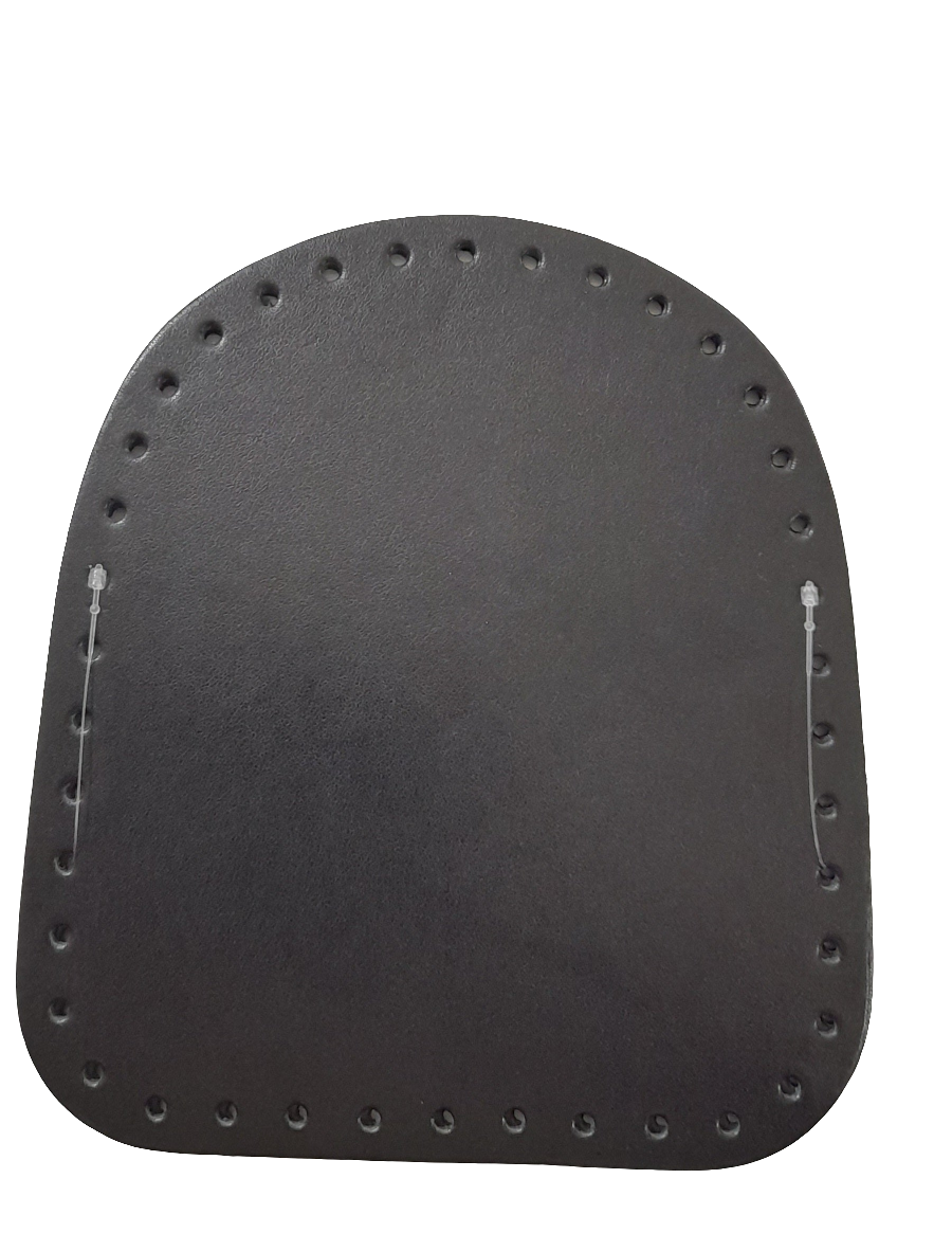 Laterale nero borsa uncinetto