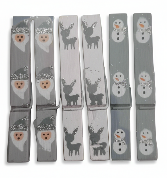 Mollette natalizie babbo natale