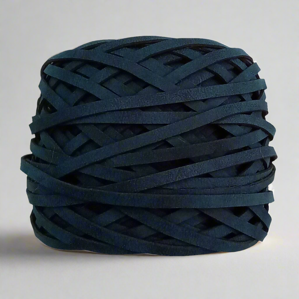 Nastro ecopelle blu