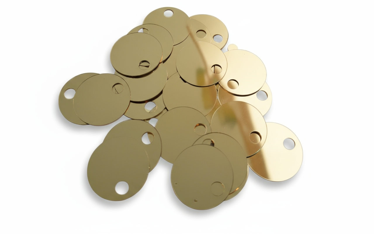 Paillettes per borse oro