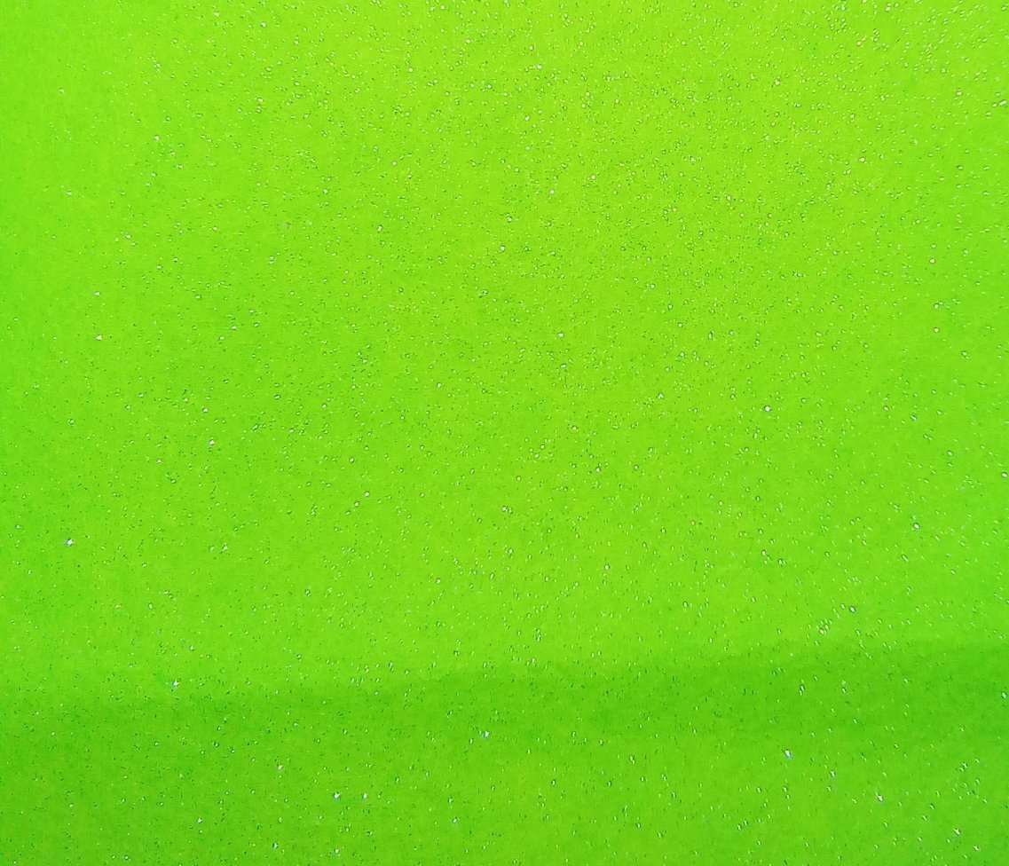 Pannolenci glitter verde fluo