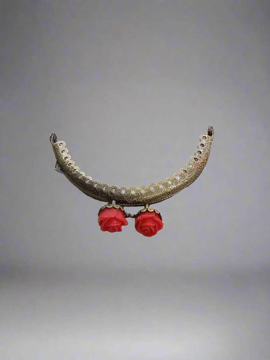 Porta monete rose rosse