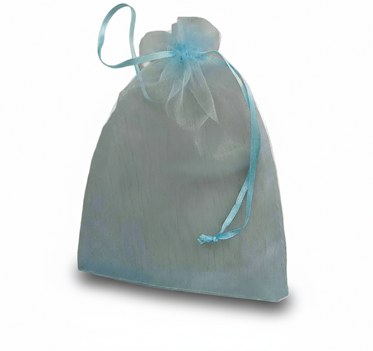 Sacchetto Organza azzurro