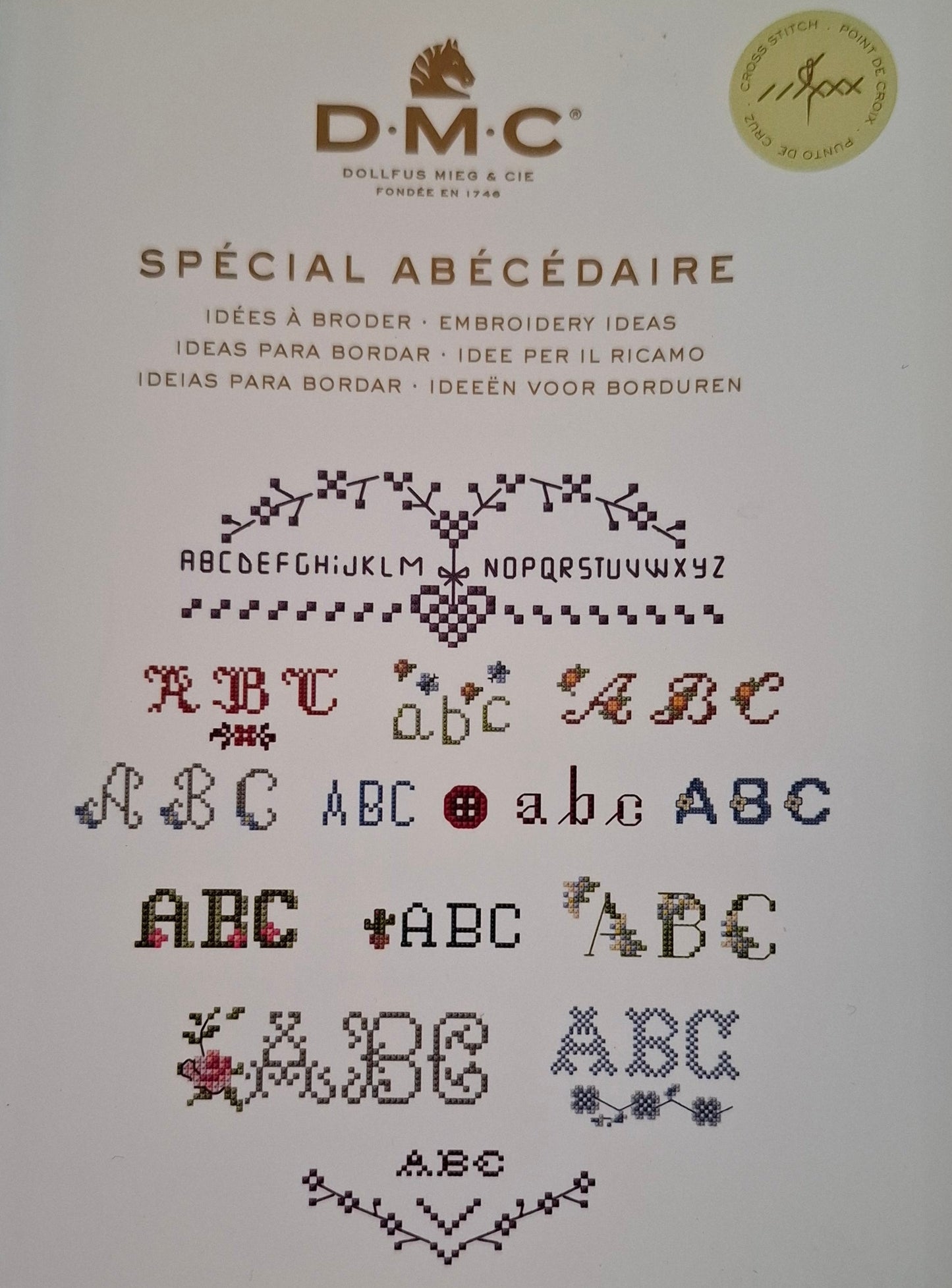 Schema alfabeti punto croce
