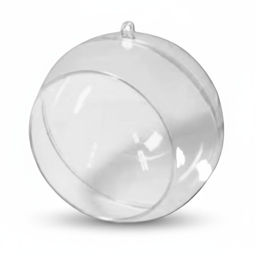 Sfera plexiglass aperta sul davanti