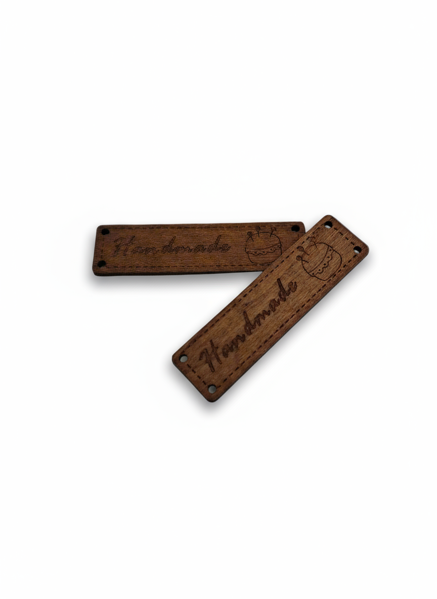 Targhetta color legno handmade
