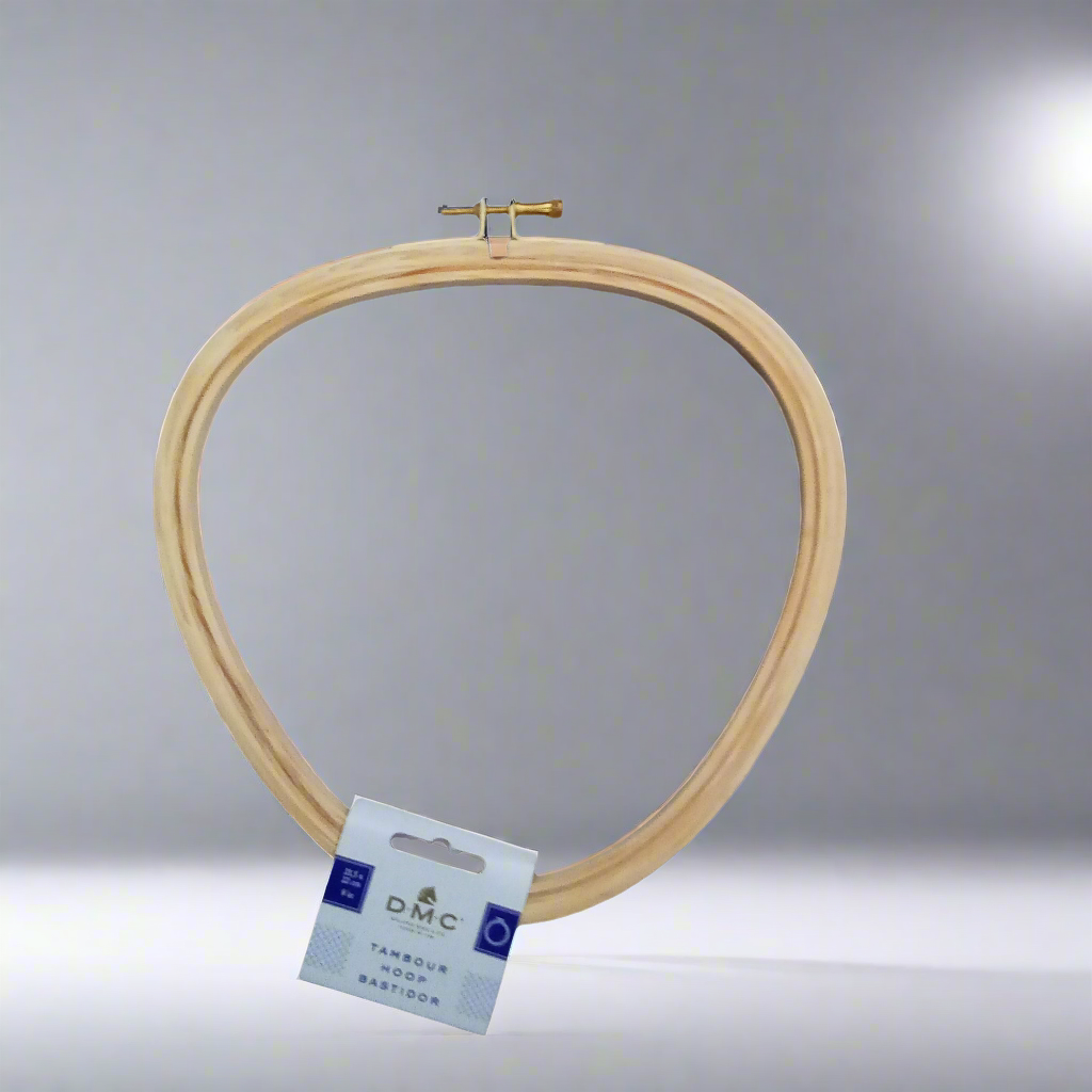Telaio ricamo legno cuore