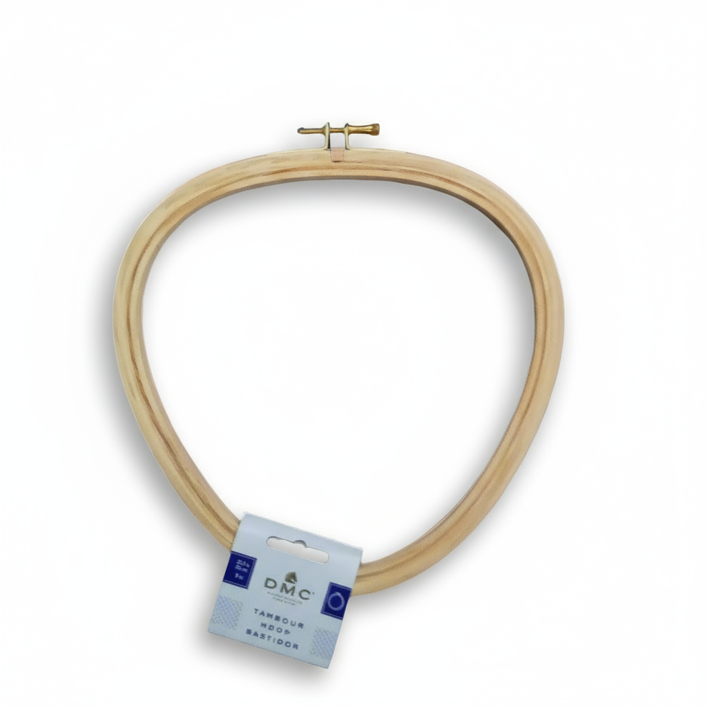 Telaio ricamo legno cuore
