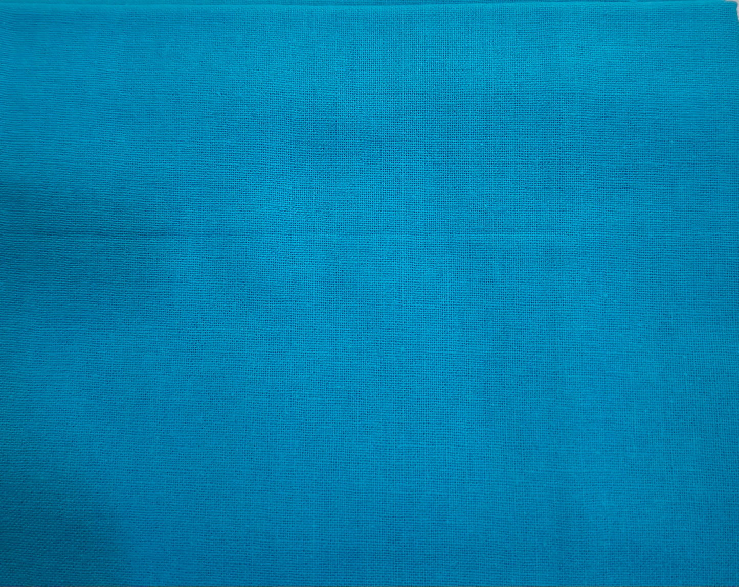 Tessuto cotone turchese