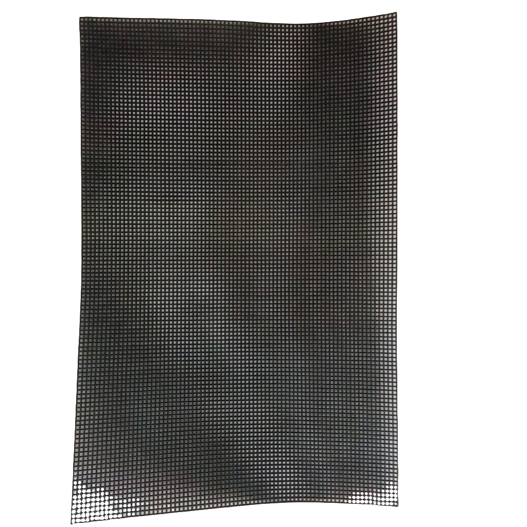 Rete canvas rettangolare nera