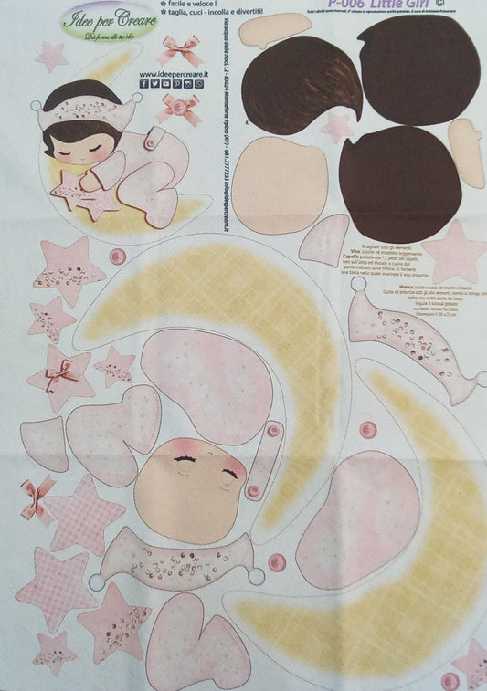 Coccarda nascita little girl