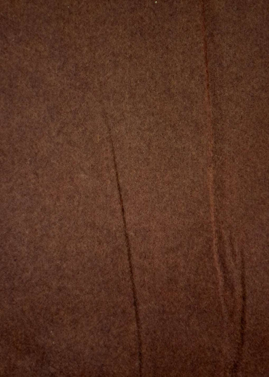 Foglio pannolenci tinta unita marrone