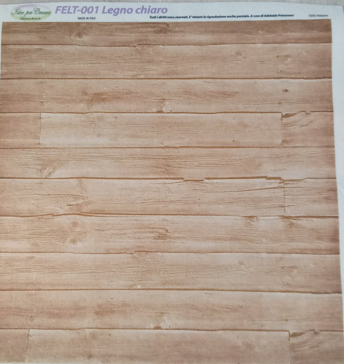 Pannello pannolenci - legno chiaro