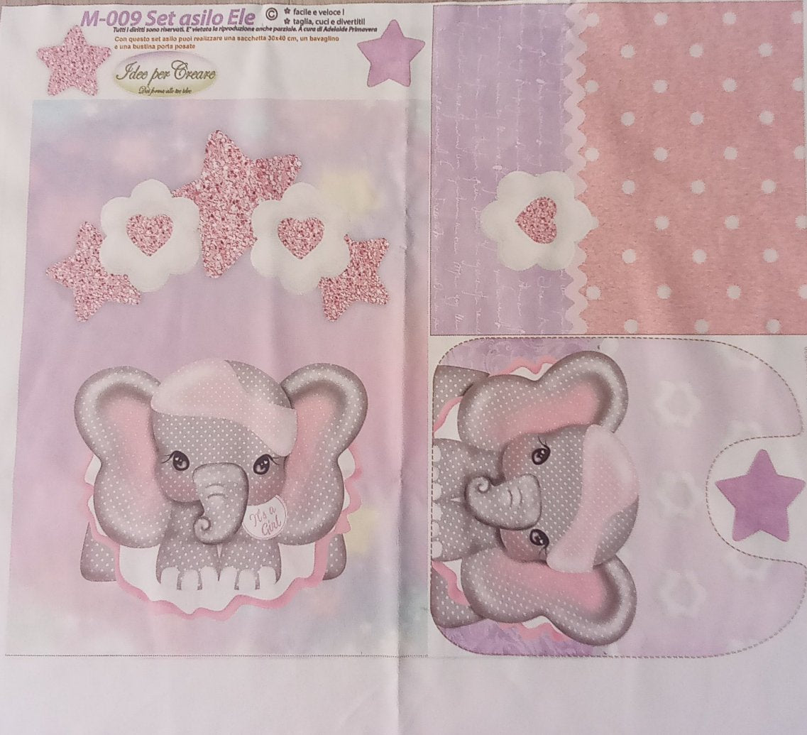 Set asilo in microfibra bambina