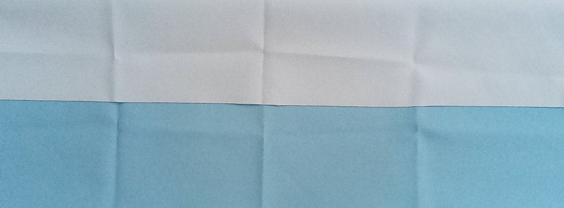 Tessuto doubleface - termoformabile - azzurro