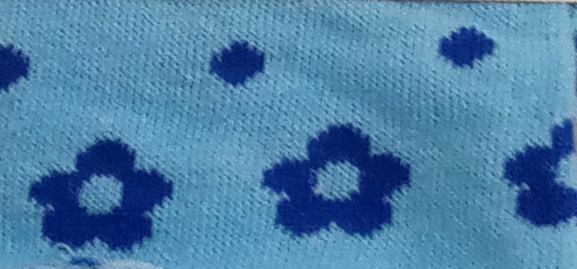 Tubolare fiori blu