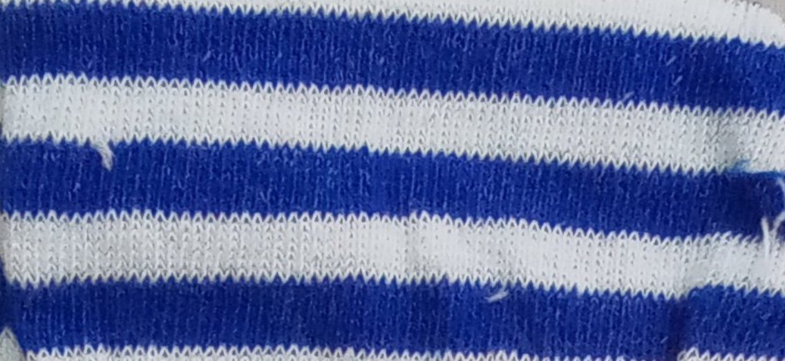 Tubolare righe bianche e blu