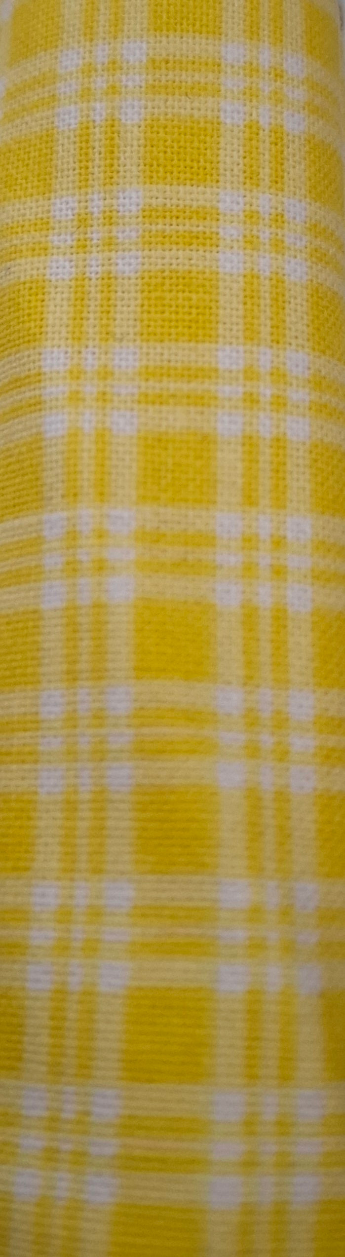 Tessuto tartan giallo 
